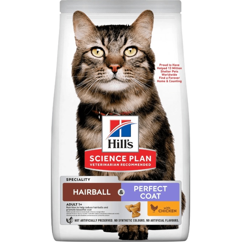 Hill’s Science Plan Cat Adult Hairball/Perfect Coat 1.5kg