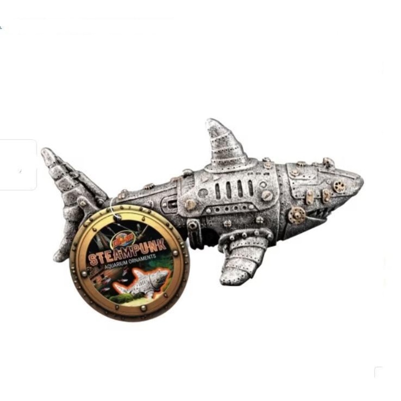 Zoo Med Steampunk Aquarium Ornament – Shark