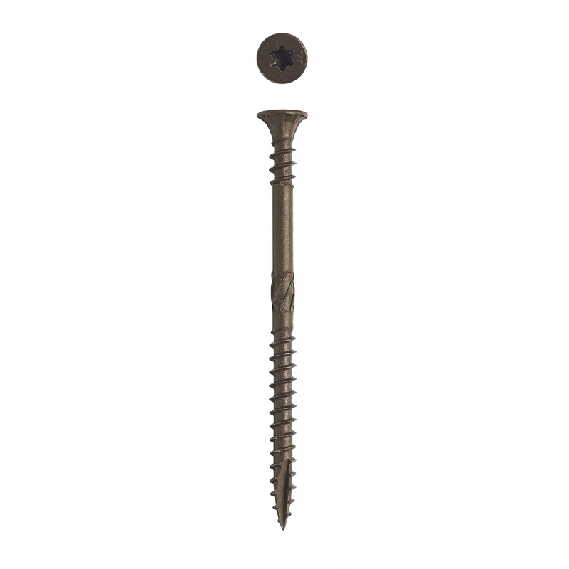 Big Timber SWD10318#10 x 3-1/8 in. Brown Star Drive Bugle Head Softwood Deck Screw 1500 Pack