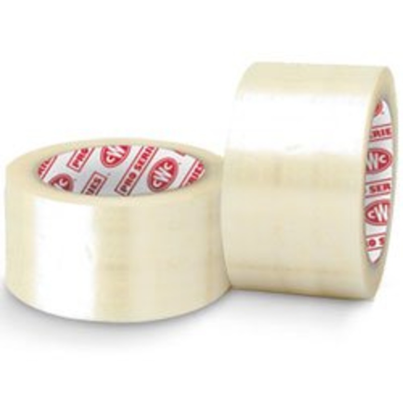 3″ x 110 Yard 2 Mil Clear Packing Tape (24 Rolls) – CWC 058120