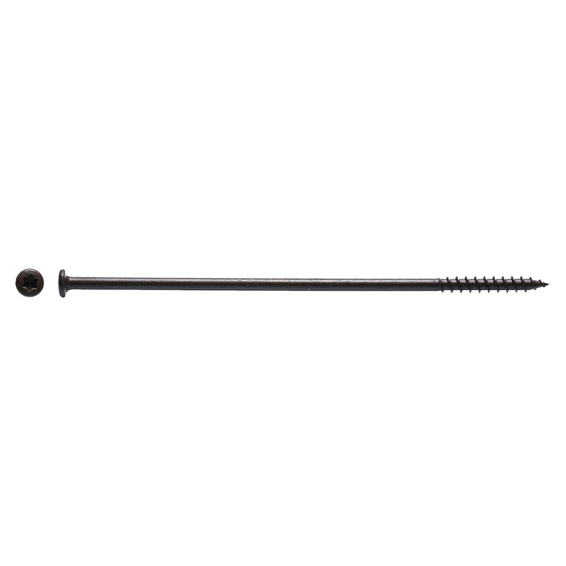 Big Timber GTR147B #14 by 7-inch T-30-drive bit Gutter Type Brown Star Drive Screws-Exterior,(250 per Box)