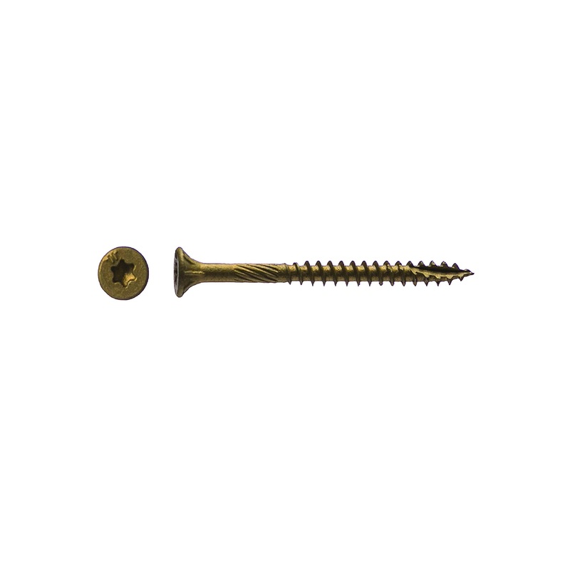 Big Timber 5BTX8134#8 by 1-3/4-inch T-20-drive bit Bronze Star Flat Head Screws-Exterior,(865 per Box)