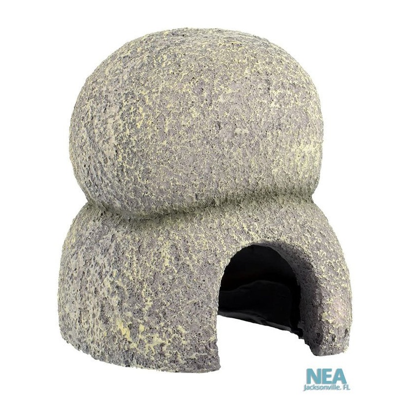 Two Stone Hide Cave Aquarium Ornament