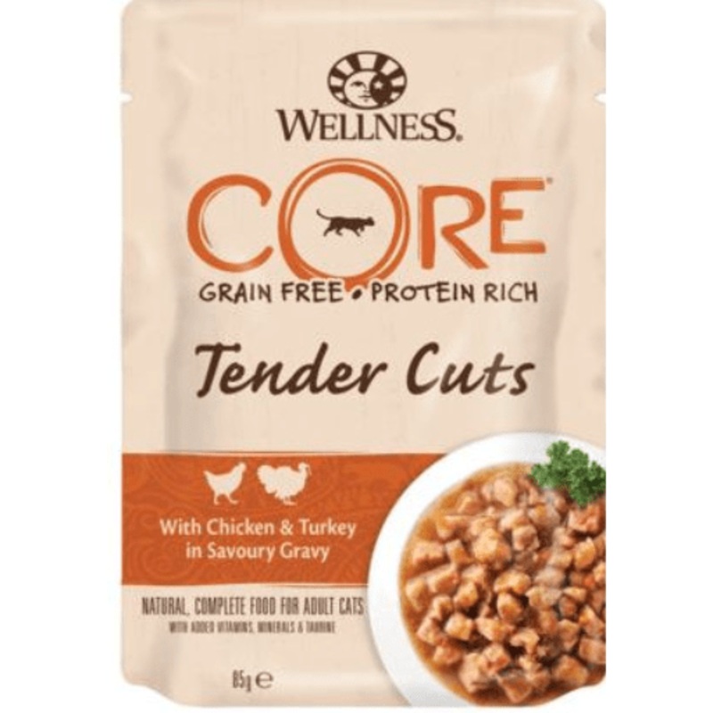 Wellness Core Tender Cuts Chicken & Turkey 85gr