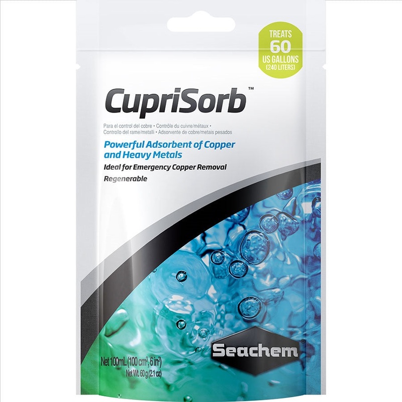 Seachem Cuprisorb 100ml – Removes Copper and heavy metals.