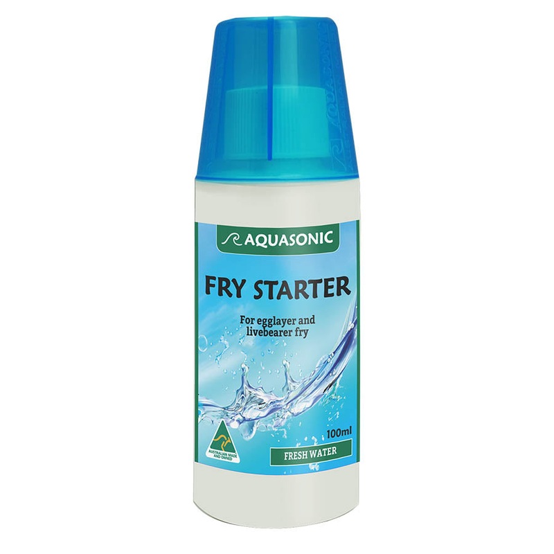 Aquasonic Fry Starter 100ml – Baby Fish Food – Australian Made