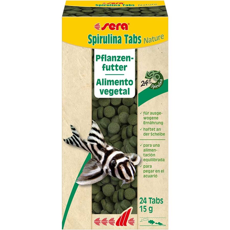 Sera Nature Spirulina Tablets 24 tabs – 15g