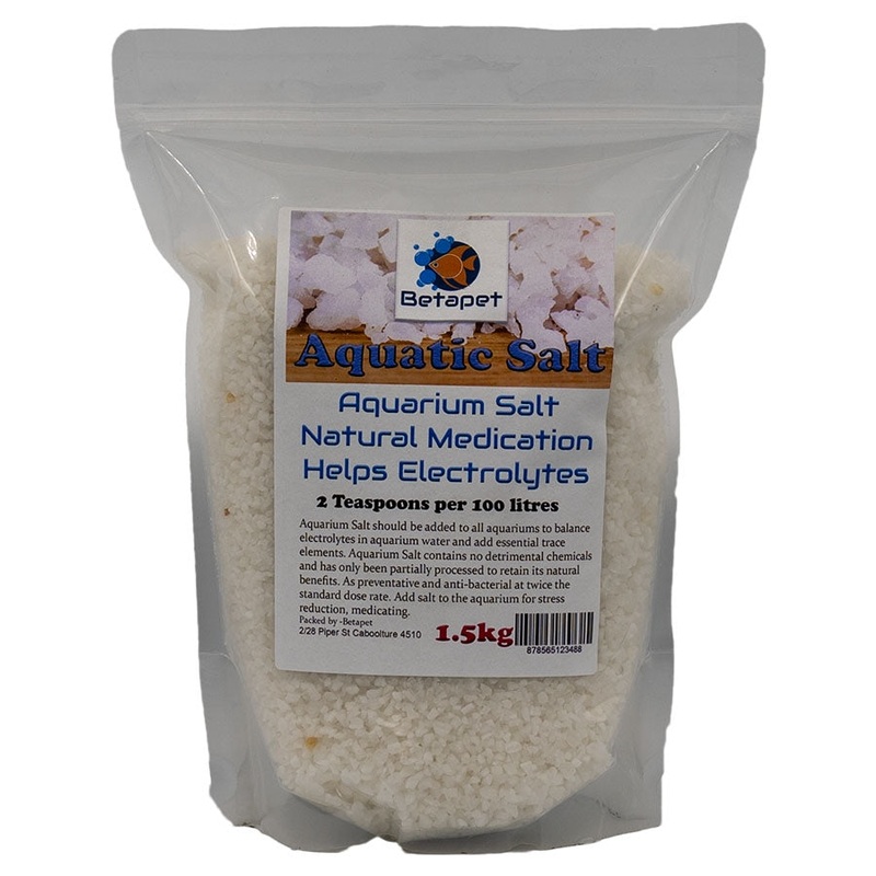 Betapet Aquarium Salt in 1.5kg bag – Australian