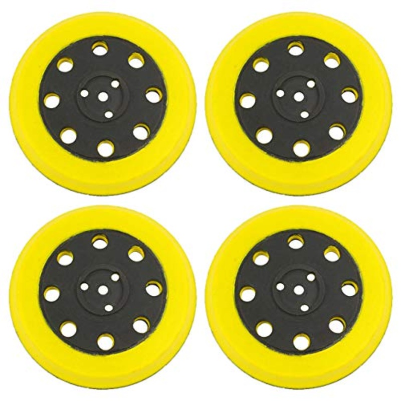 Superior Parts RSP45 5″ Dia 8 Vacuum Holes Hook & Loop Sanding Pad for Bosch 2610917408, RSP45 DD – 4 Pack