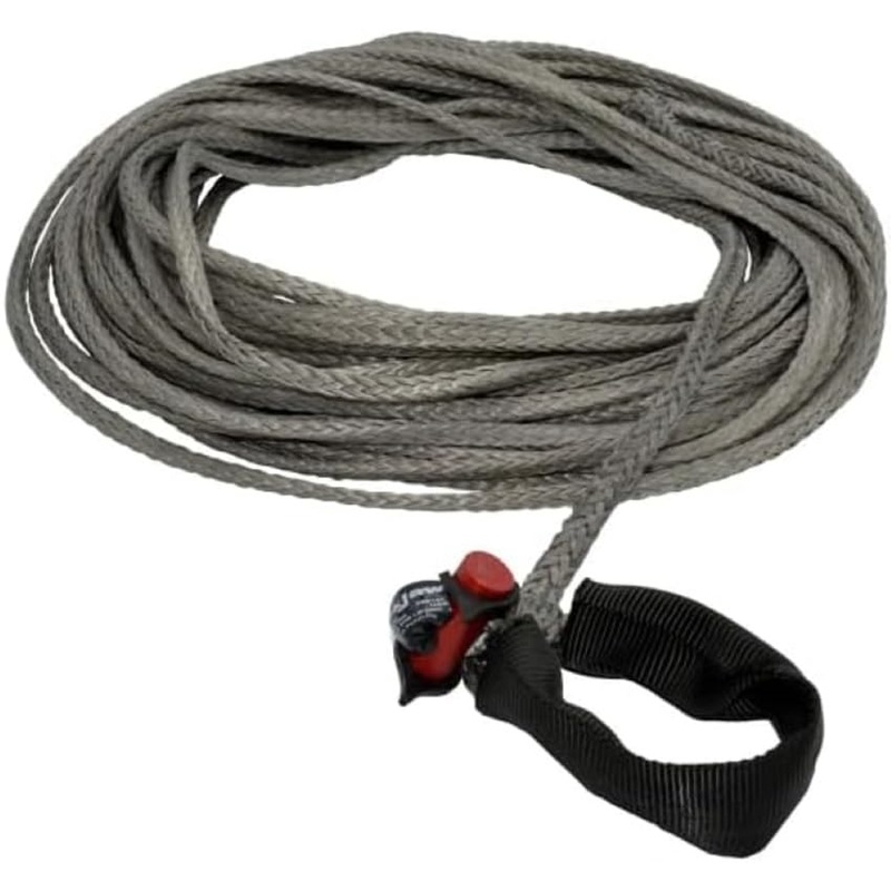 1/2″ x 75′ Lockjaw Synthetic Winch Line Extension w/Integrated Shackle 10,700 lbs WLL (UV and Abrasion Resistant)