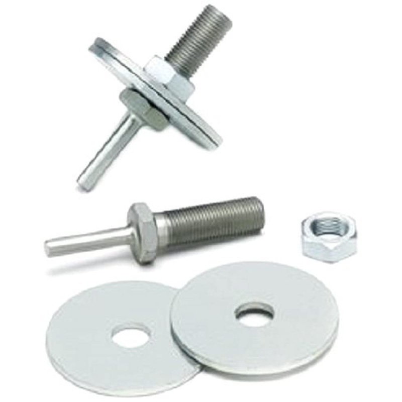 3M Unitized Wheel Mandrel 934, Shaft, 3-19/32″ Length, 2-1/2″ Outside Flange Diameter, 1/4″ Shank (Pack of 1)