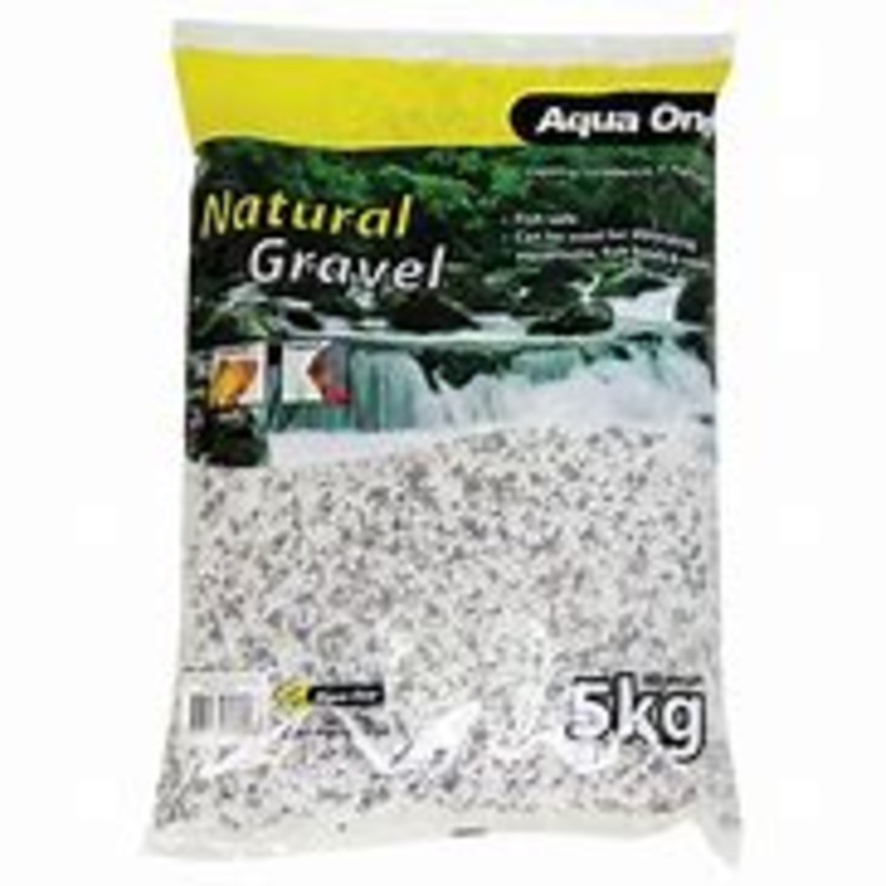 AQUA ONE – GRAVEL NATURAL ALL SORTS 5KG