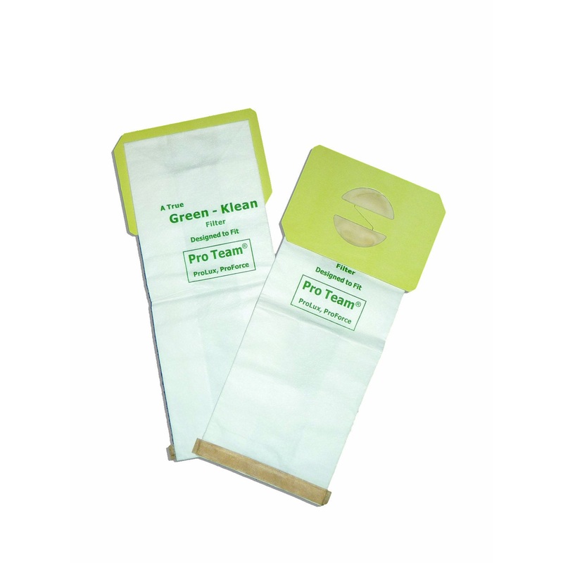 Green Klean 103483 Pro Team ProLux and ProForce Replacement Vacuum Cleaner Bags
