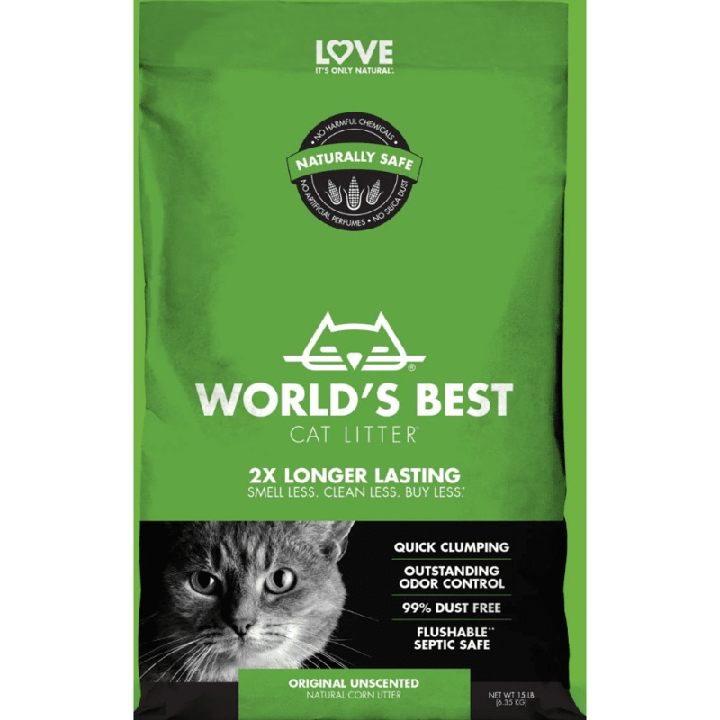 World’s Best Cat Litter Original Unscented 3.18kg