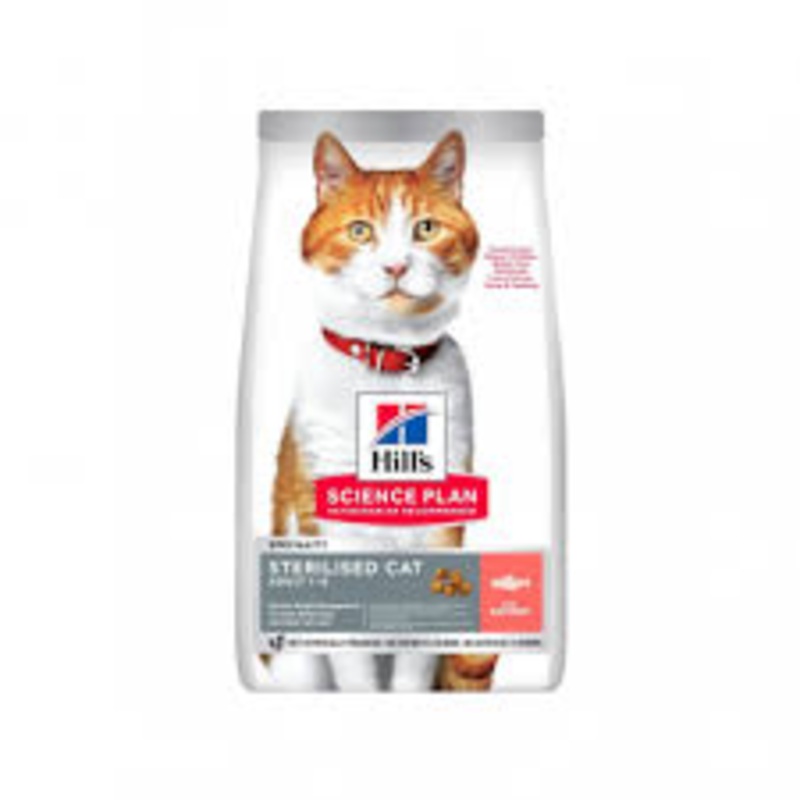 Hill’s Sterilised Cat Adult Dry Food with Salmon 1.5kg