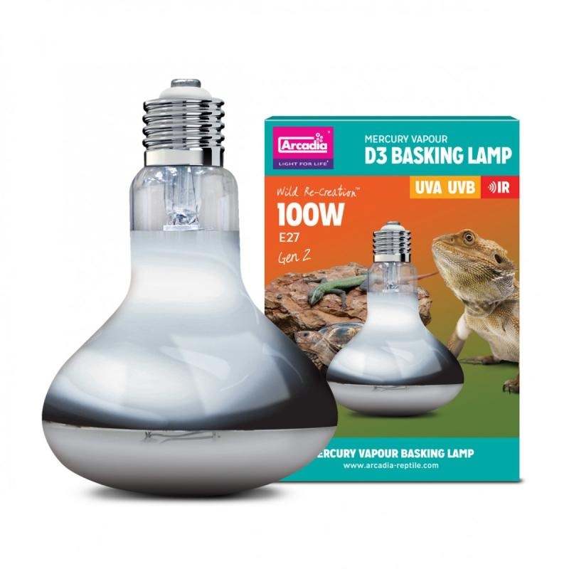 Arcadia Mercury Vapour D3 Basking Lamp