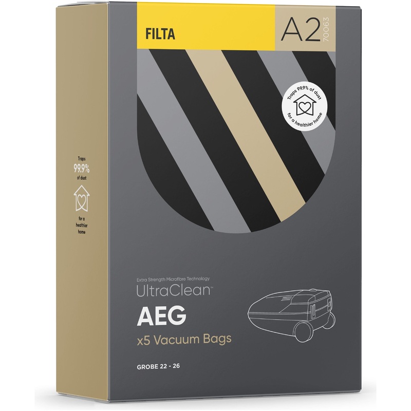 A2 – ULTRACLEAN AEG GROBE 22-26 SMS MULTI LAYERED VACUUM BAGS 5 PACK
