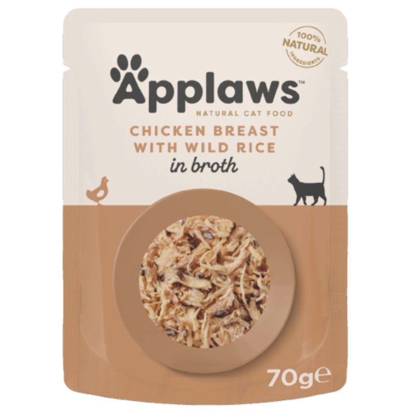 Applaws Chicken Breast with Wild Rice 70gr