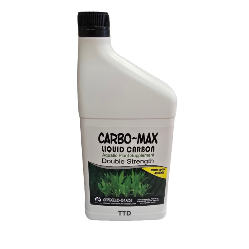 Aqua-Pics Carbo – Max Liquid Carbon Supplement Double Strength 1 Litre (No More Black Beard)