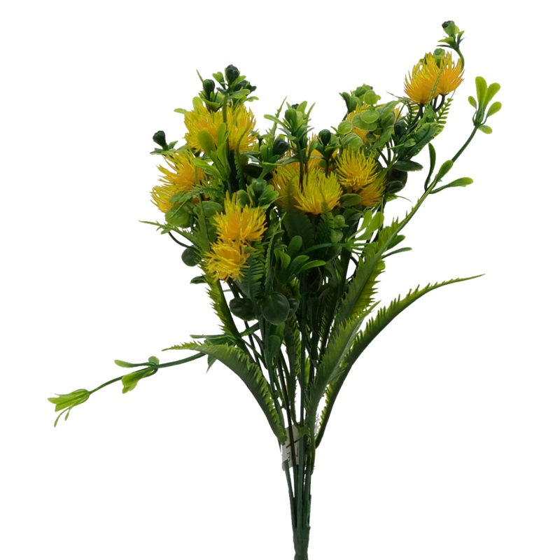 14″ Thistle Bush – YELLOW