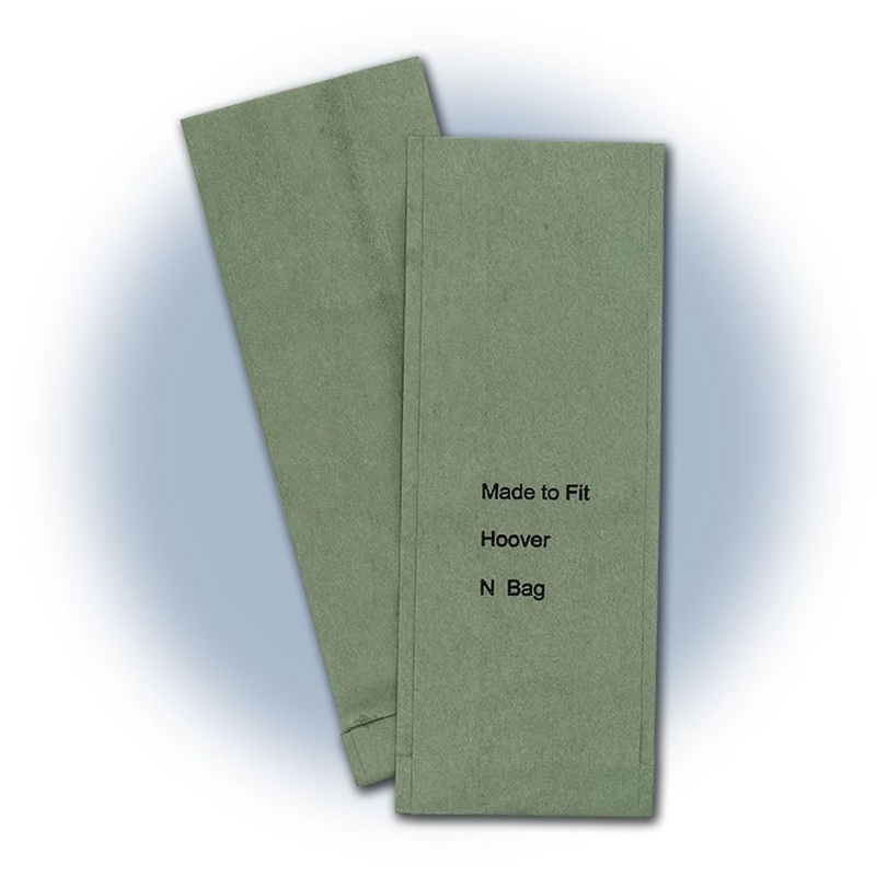 Green Klean Replacement Vacuum Bags for Hoover Compact Canisters PortaPower and Swingette Vacuums Type N OEM# 4010038N  10/10 Packs