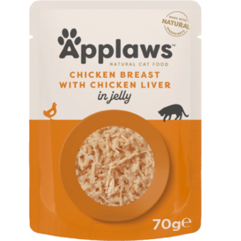 Applaws Chicken with Liver in Jelly 85gr