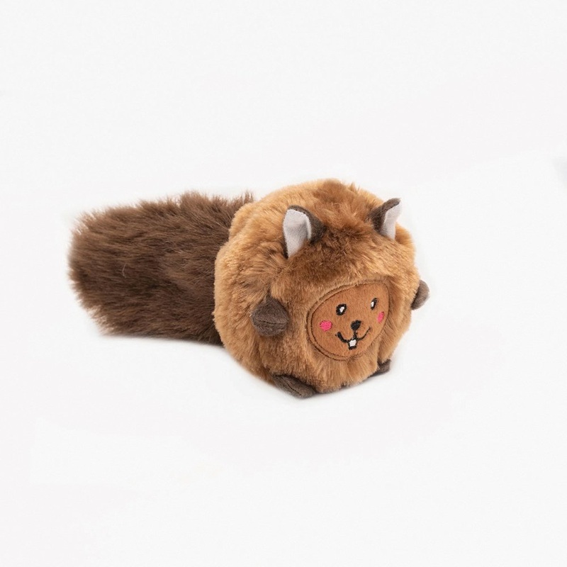 Zippy Paws Bushy Throw Squirrel 24x10x10cm