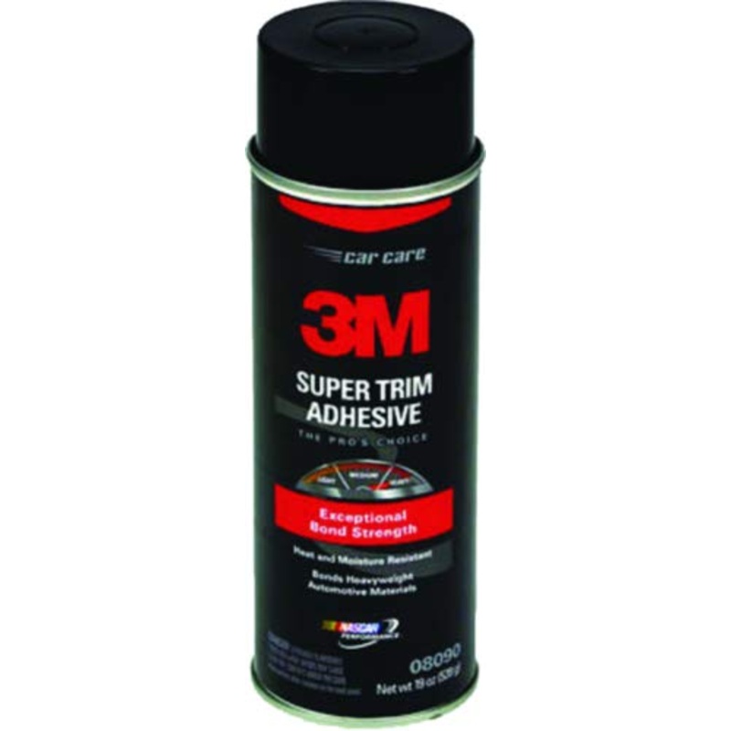 3M 08090 Yellow Super Trim Adhesive – 19 oz. – Case of 6