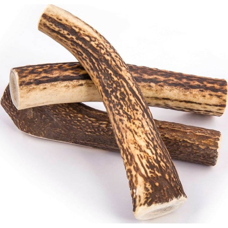 4 Dogs Original Hard Deer Antler Chew for Dog Size M 12cm 45-75g
