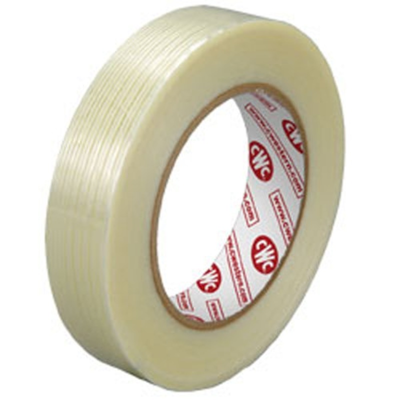 Continental Western Corporation CWC Filament Tape – 4.5 mil, 1/2″ x 60 yds (Pack of 72 Rolls)