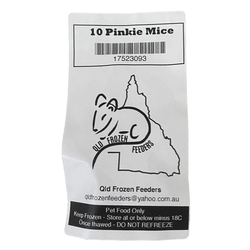 Frozen Feeder Mice – Pinkie – 10 Pack – Frozen Food – In store Pick Up Only