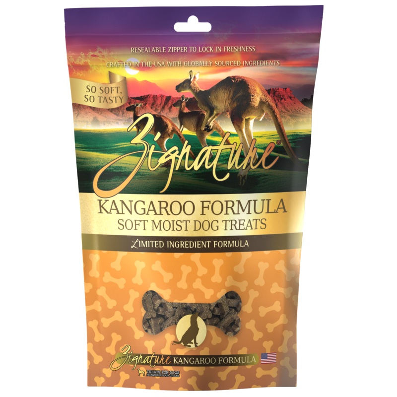 Zignature Kangaroo Formula Soft Moist Dog Treats