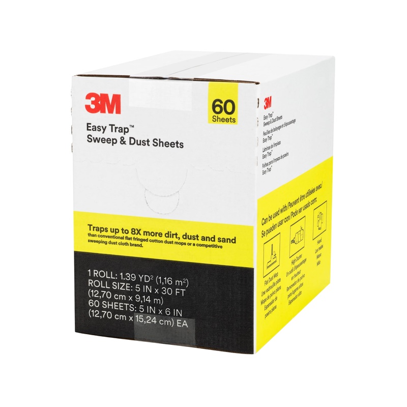 3M Easy Trap Duster – sweep & dust sheets, 5″ x 6″ sheets, 250 sheets/roll, 2 rolls/case