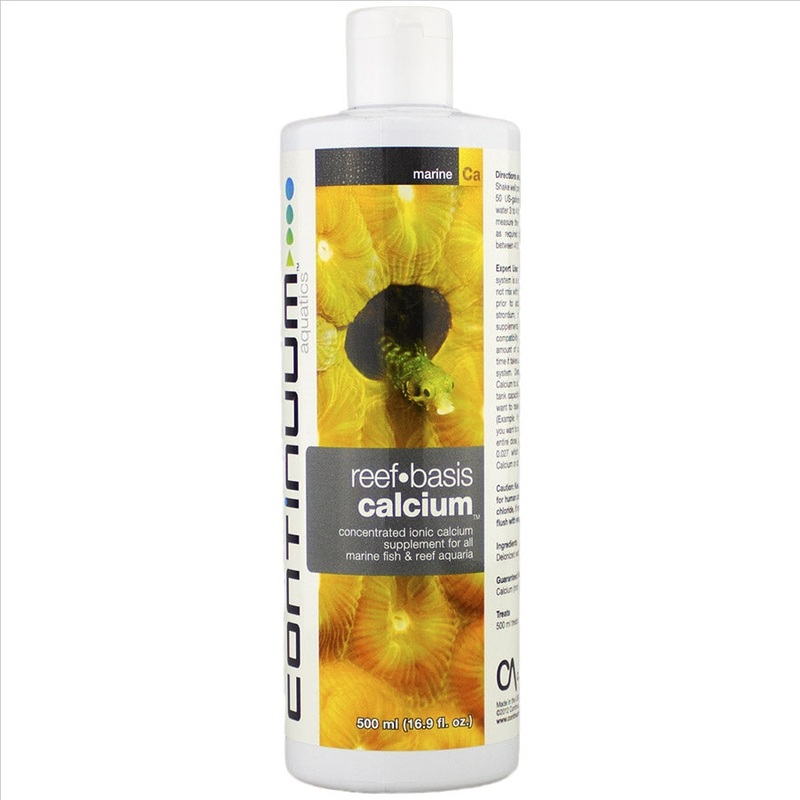 Continuum Aquatics Reef Basis Calcium 500ml – Ca liquid.
