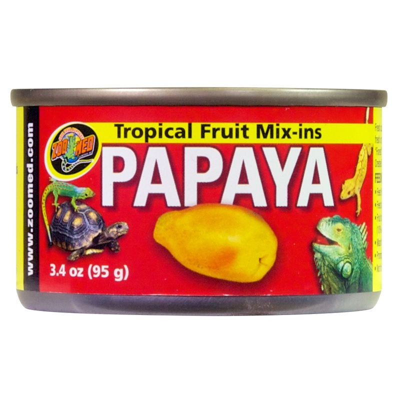Zoo Med Tropical Fruit Mix-ins, Papaya 3.4 oz