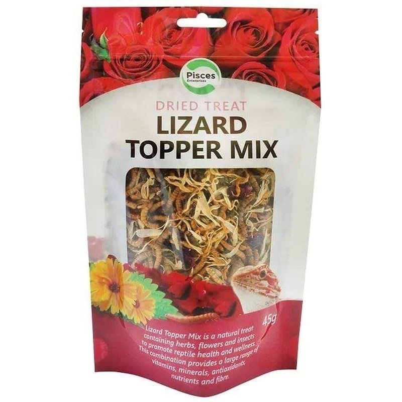 Pisces Dried Lizard Topper Mix 45g
