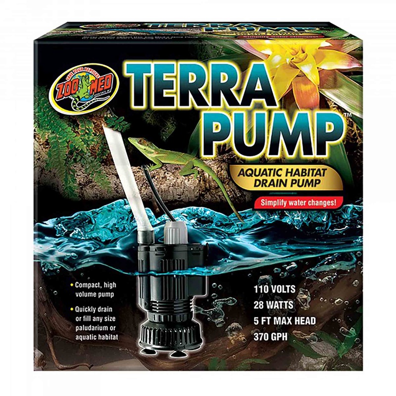 Zoo Med Terra Pump – Aquatic Habitat Drain Pump
