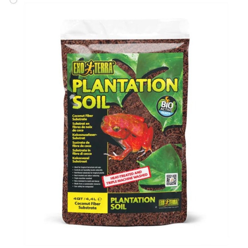 Exo Terra Plantation Soil, Tropical Terrarium Substrate