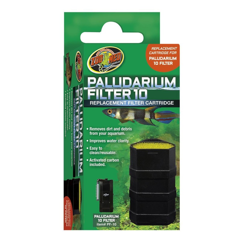 Zoo Med Paludarium Filter Cartridge – up to 10 gallons
