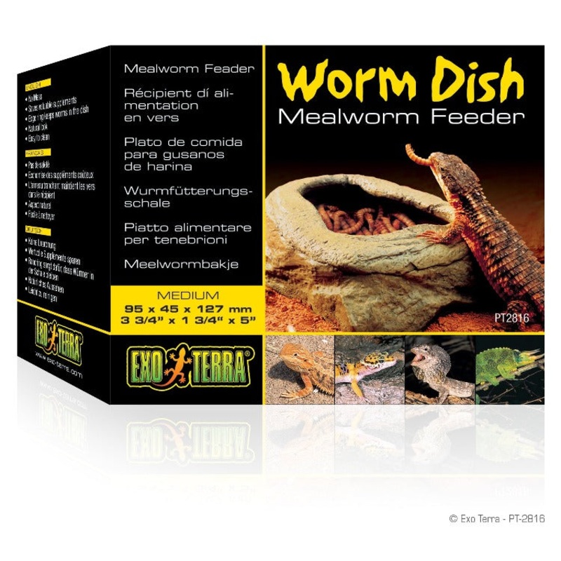 Exo Terra Mealworm Feeding Dish