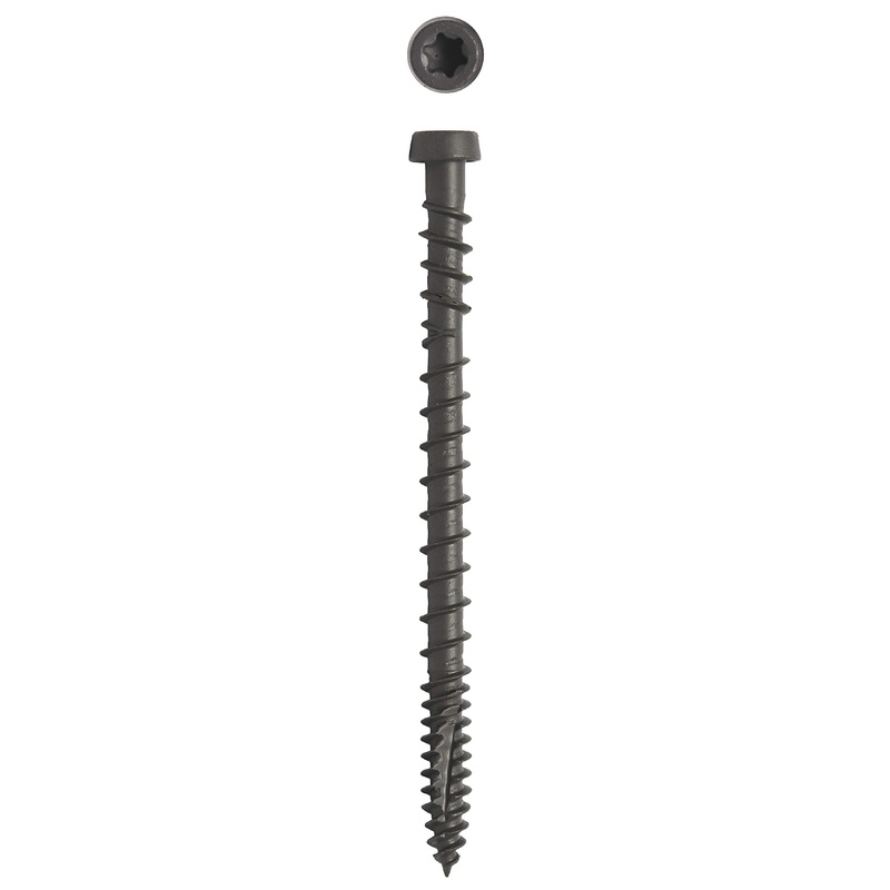 Big Timber CD10234GST #10 x 2-3/4 in. Graystone Star Drive Trim Head Composite Deck Screw 1750 Pack