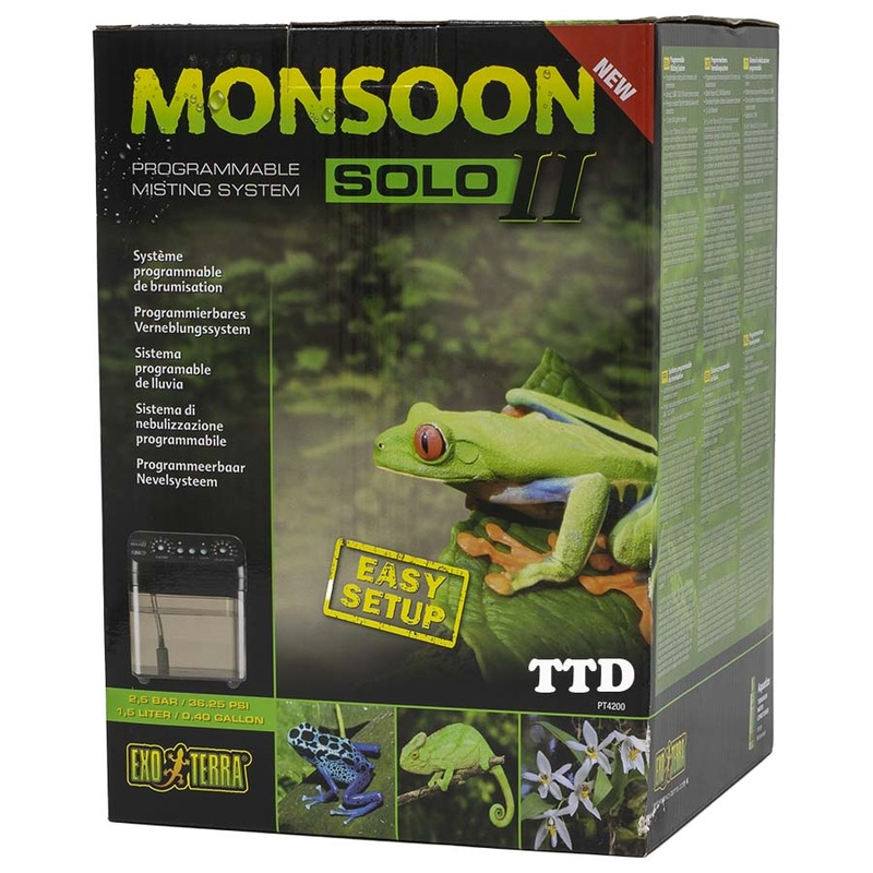 Exo Terra Monsoon Solo II – Reptile Mister – New Model