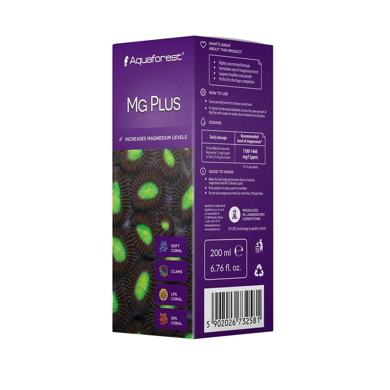 Aquaforest Mg Plus 200ml – Magnesium – Extra 50ml for FREE!