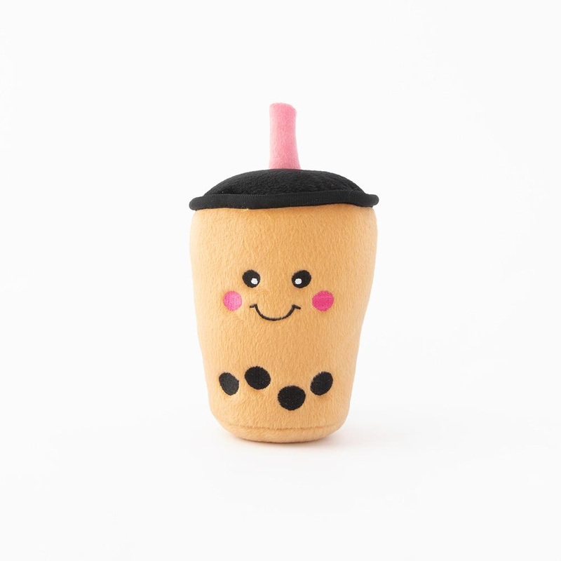 ZippyPaws NomNomz Boba Milk Tea Plush Dog Toy