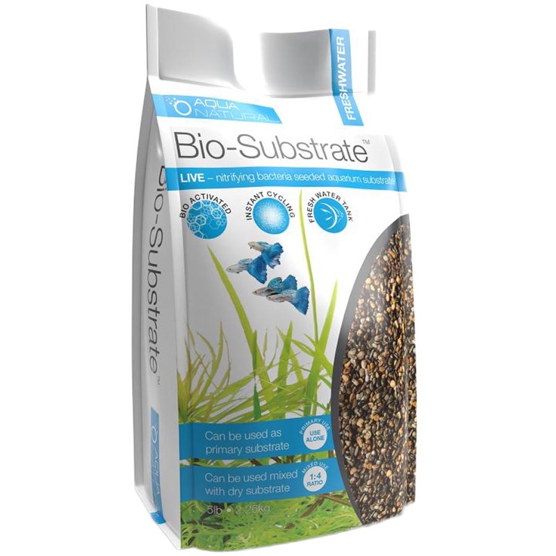 Natural Aqua Natural Bio-sub Midnight Pearl 2.26kg Gravel with Live Nitrifying Bacteria