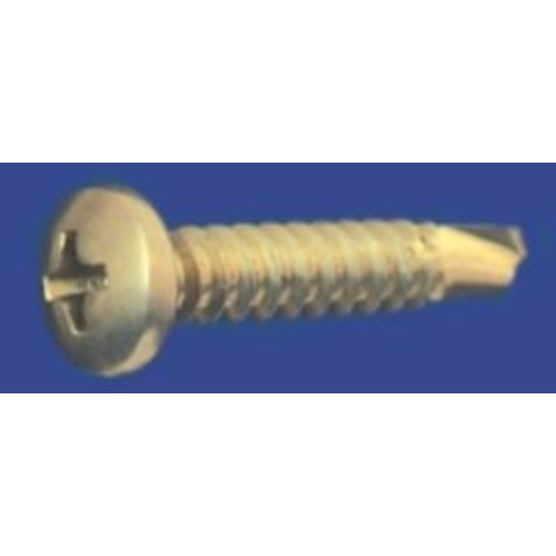 Daggerz PPSDSS080012-8 x 1/2-Inch Phillips Pan Head Self Drill 410 Stainless Steel Screws