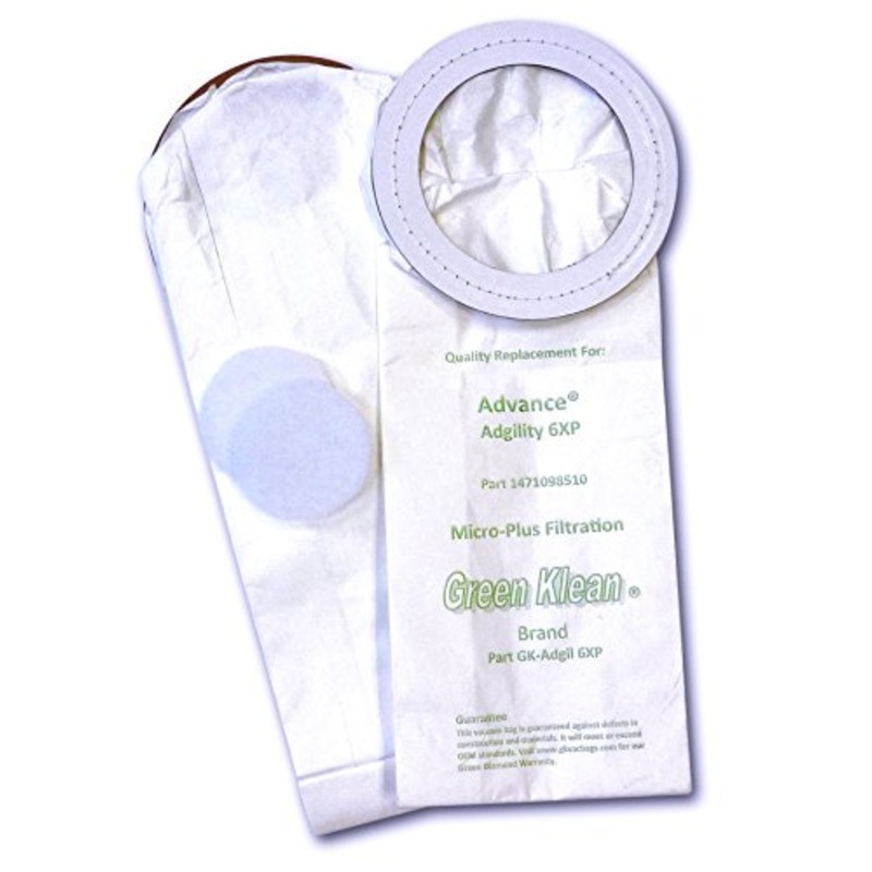 Green Klean GK-Adgil6XP Replacement Vacuum Bags (Pack of 100)