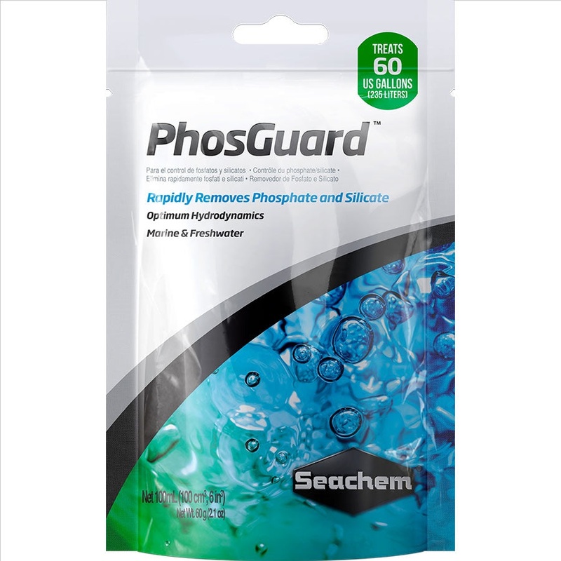 Seachem PhosGuard 100ml bagged – removes silicate and phosphate