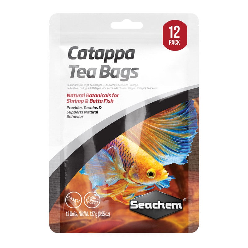 Seachem: Catappa Tea Bags – 12 Pack