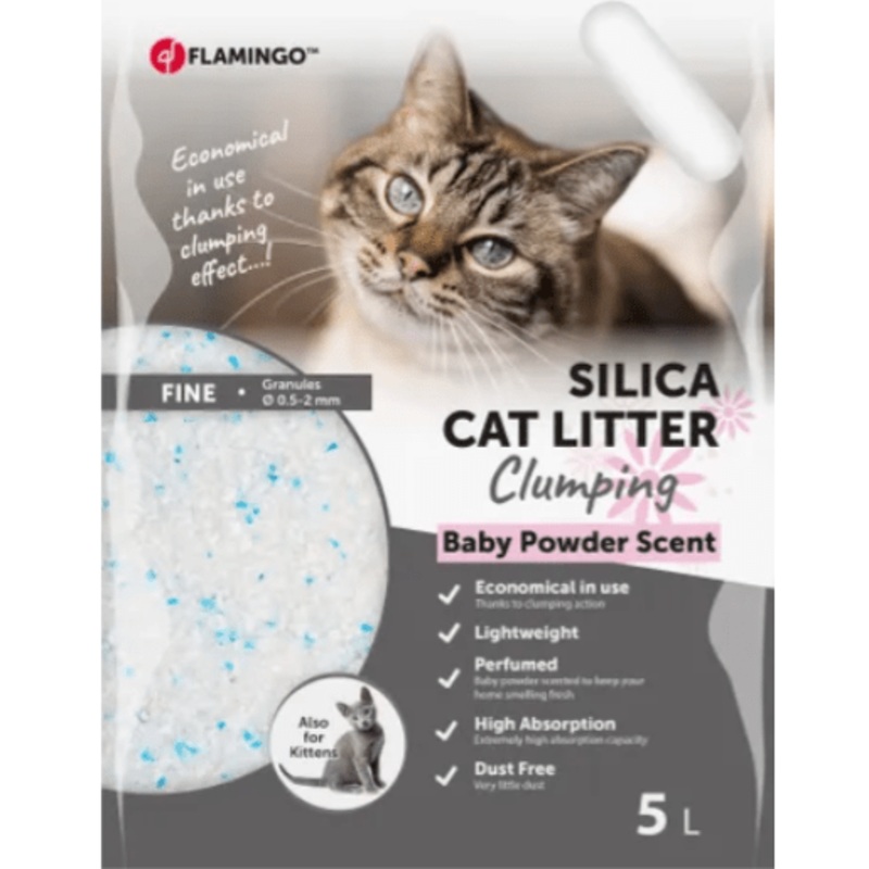 Flamingo Silica Fine Clumping Baby Powder 15L